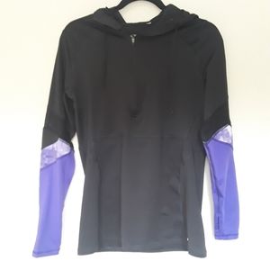 Champion black hoodie SZ L